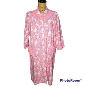 Vintage Super Girly Pink Barbiecore Maxi Length Night Gown